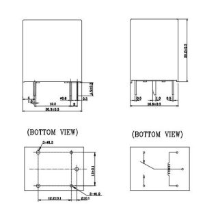 رله 22FF-12V 15A