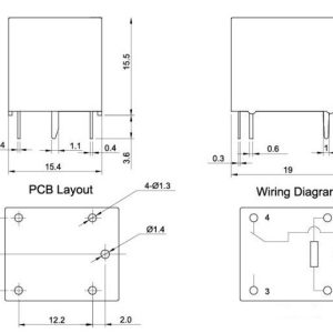 رله 3FF-12VDC 7A