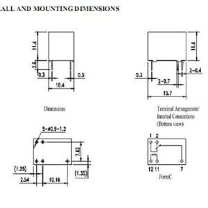 رله 4102E 9V 5PIN