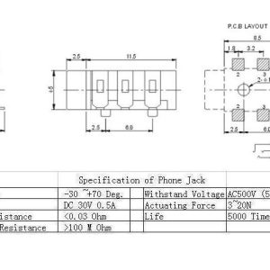 PJ-313D SMD JACK