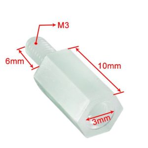SPACER 10MM FM پلاستیکی