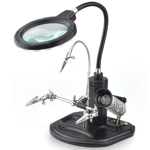 گیره مونتاژ ذره بین دار حرفه ای مدل TE-802