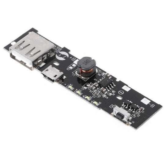ماژول ساخت پاور بانک دارای خروجی 5V 2.1A USB مناسب برای کیس های XiaoMi