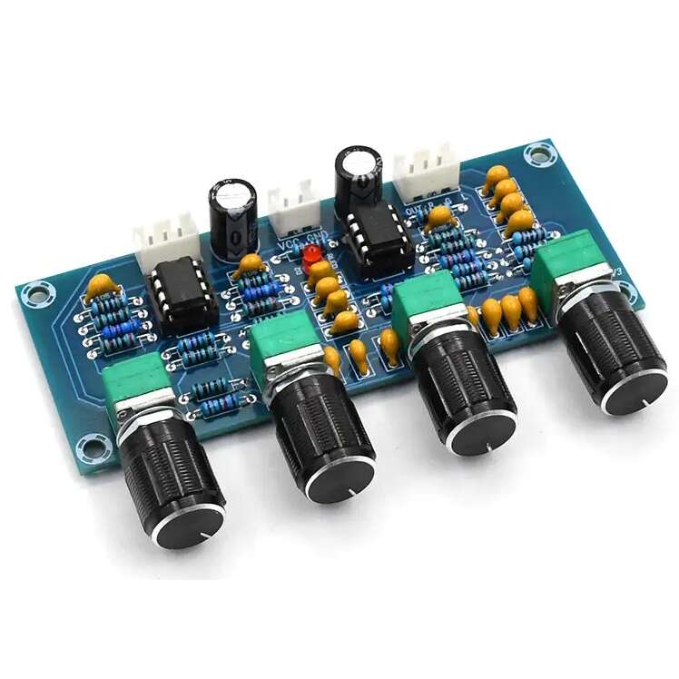 پری آمپلی فایر استریو XH-A901 با ولوم تریبل، باس و تغذیه DC با تراشه NE5532