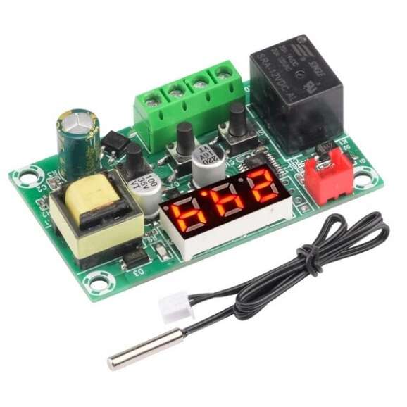 ماژول کنترل دما مدل XH-W1209 - با ولتاژ ورودی 110-220 ولت AC