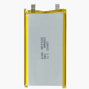 باتری لیتیوم پلیمر 3.7v ظرفیت 10000mAh کد 1260110 مناسب پاوربانک