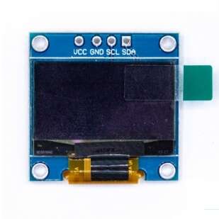 نمایشگر OLED 128*64 تک رنگ I2C سایز 0.96 اینچ پایه اول VCC