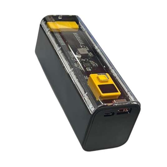 کیس Transparent پاوربانک فست شارژ 40000mAh با خروجی USB