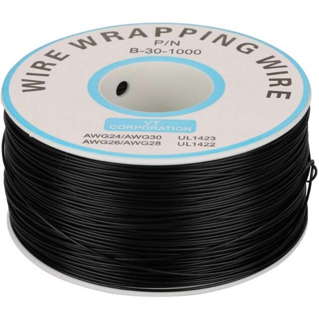 سیم وایرپ WRAPPING حلقه ای مشکی کد B-30-1000