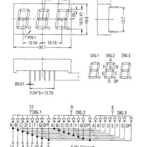 CA 7-SEG 3D-R 30×16
