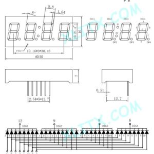 CA 7-SEG CLOCK 41×16