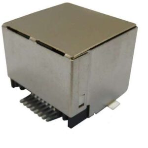 کانکتور شبکه مادگی RJ45 فلزی smd