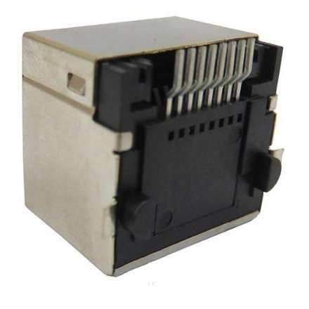 کانکتور شبکه مادگی RJ45 فلزی smd - تصویر 3