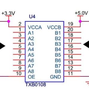 مبدل سطح ولتاژ TXS0108E دو طرفه 8 بیتی
