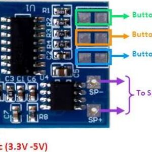 ماژول پخش GPD2846A TF MP3