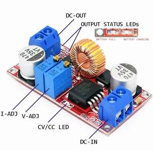 ماژول کاهنده 5 آمپر CC-CV مدل XL4015 - تصویر 2