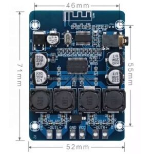 آمپلی فایر XH-M314 بلوتوث دار 2x45W استریو با ورودی AUX