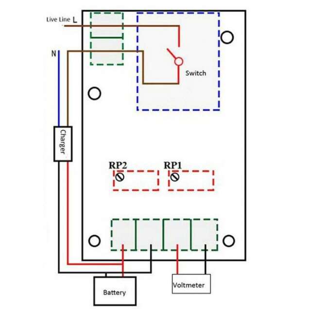 ماژول کنترل شارژ باتری دیجیتال 6 الی 60 ولت مدل XH-M604 - تصویر 5