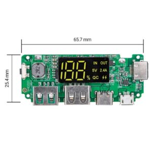 ماژول ساخت پاوربانک دارای نمایشگر H961