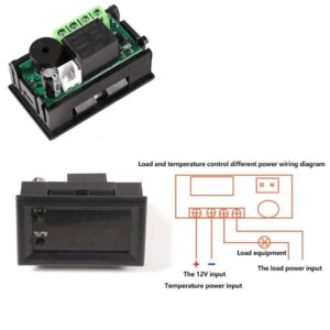 ماژول کنترل دما پنلی دو نمایشگره W2809