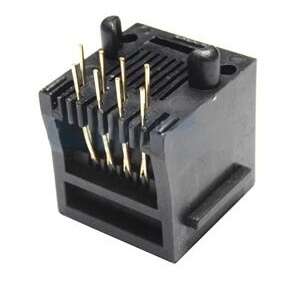 سوکت شبکه مادگی rj45 پلاستیکی ایستاده - تصویر 2