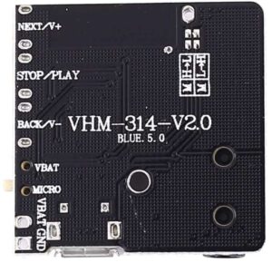 ماژول بلوتوث صوتی VHM-314-V2 دارای خروجی AUX و کلیدهای کنترلی