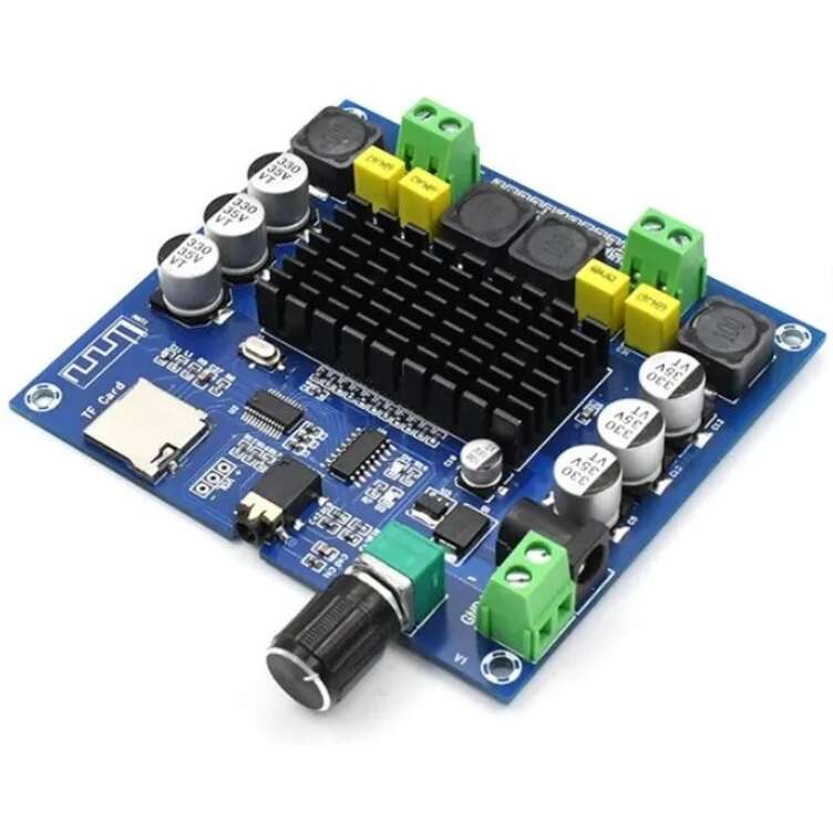 ماژول آمپلی فایر استریو بلوتوث دار 2x50 وات مدل XH-A314 - تصویر 2