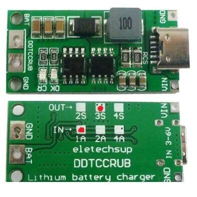 ماژول افزاینده ولتاژ با ورودی TYPE-C مناسب شارژ باتری 3 سل 1 آمپر - تصویر 5