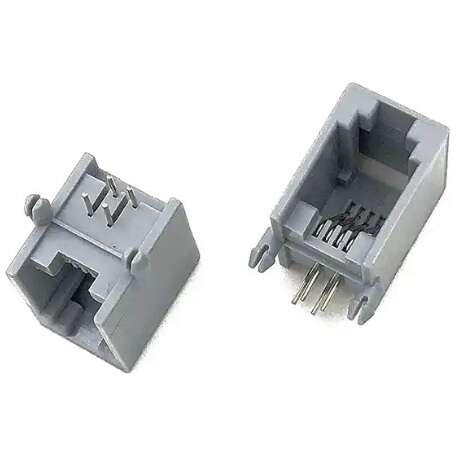 سوکت گوشی تلفن رو بردی 4 پایه رایت RJ10 4P4C - تصویر 3