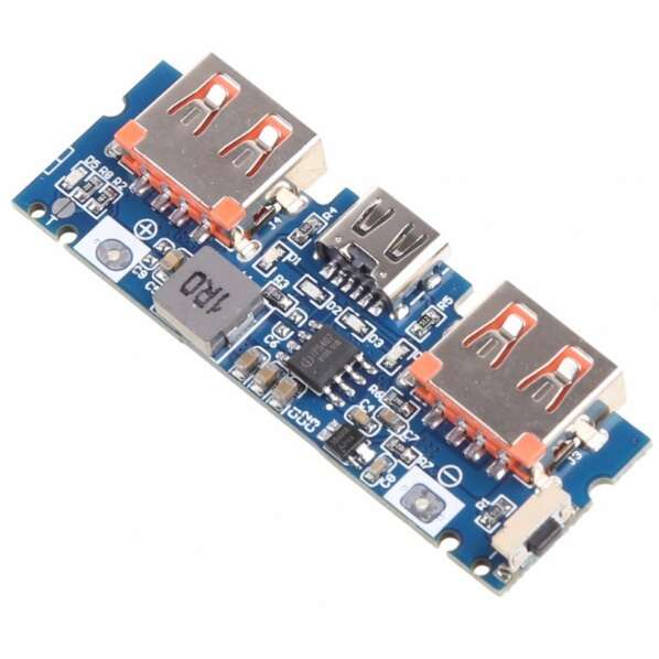 ماژول ساخت پاوربانک دارای Type-C و دو خروجی USB مدل LX-LBU2C - تصویر 5