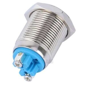 کلید فشاری استیل ساده قطر 16mm مدل IB16U-P10ZJ