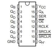 SN74HC595D smd org - تصویر 2