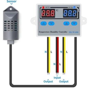ماژول کنترل دما و رطوبت W1099 با تغذیه 220V AC