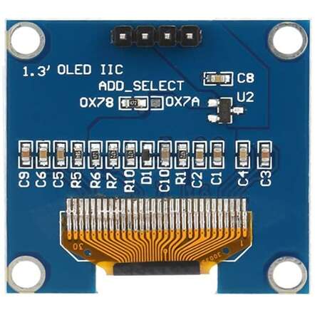 ماژول OLED 1.3 inch I2C رزولیشن 128x64 - تصویر 3