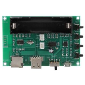 ماژول MP3 پلیر بلوتوث دار با آمپلی فایر استریو 3W+3W دارای ورودی USB و TF Card مدل XH-A150