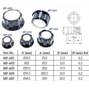 سر ولوم فلزی MF-A02
