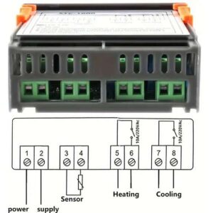ترموستات صنعتی 220VAC دیجیتال STC-1000