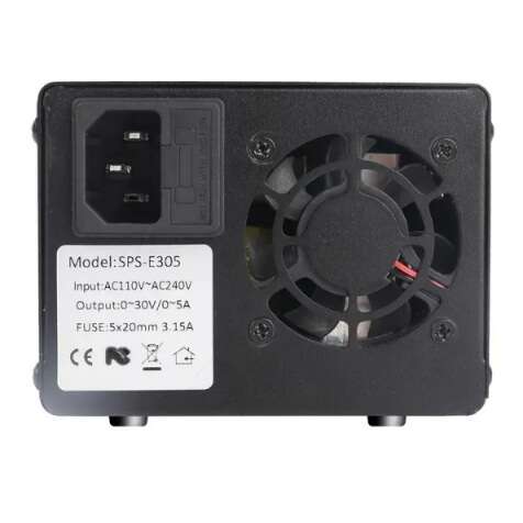 منبع تغذیه دیجیتال 0 تا 30 ولت 5 آمپر NICE-POWER مدل SPS-E305 - تصویر 4