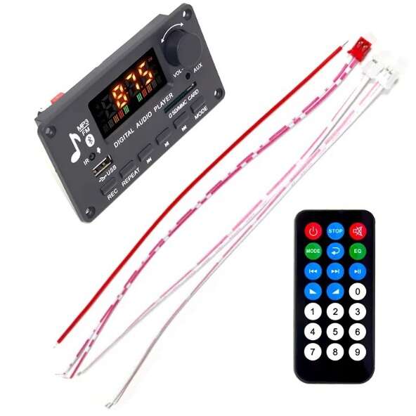 پخش کننده MP3 PLAYER پنلی بلوتوثی ولوم دار دارای آمپلی فایر 2X40W مدل KH-G022 - تصویر 3