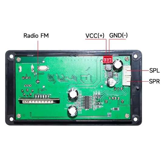 پخش کننده MP3 PLAYER پنلی بلوتوثی ولوم دار دارای آمپلی فایر 2X40W مدل KH-G022 - تصویر 5