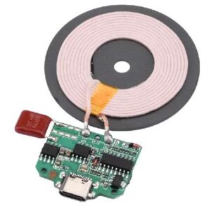 ماژول شارژر وایرلس 15W با ورودی Type-C به همراه صفحه کویل شارژ
