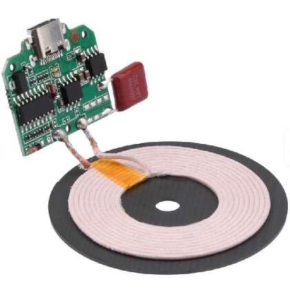 ماژول شارژر وایرلس 15W با ورودی Type-C به همراه صفحه کویل شارژ - تصویر 3