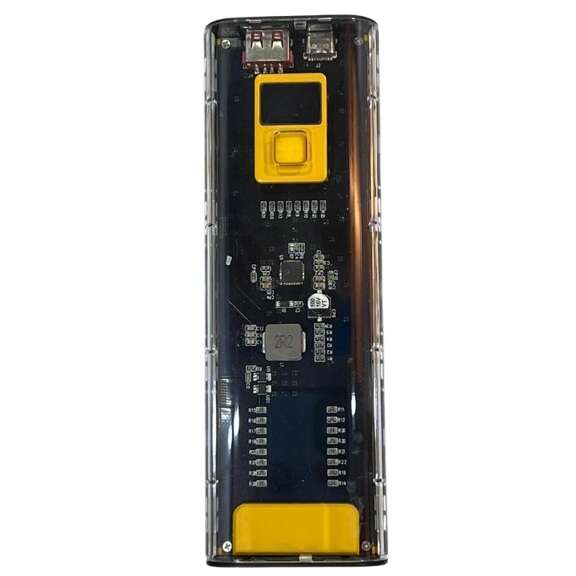 کیس Transparent پاوربانک فست شارژ 40000mAh با خروجی USB - تصویر 3