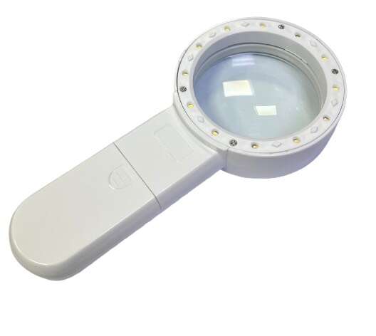 ذره بین ال ای دی دار با لنز 88mm مدل 1288-1G - تصویر 2
