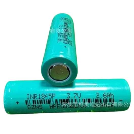 باتری لیتیوم یون 3.7v سایز 18650 سرتخت 2600mAh ضریب جریان 5C مدل INR1865P