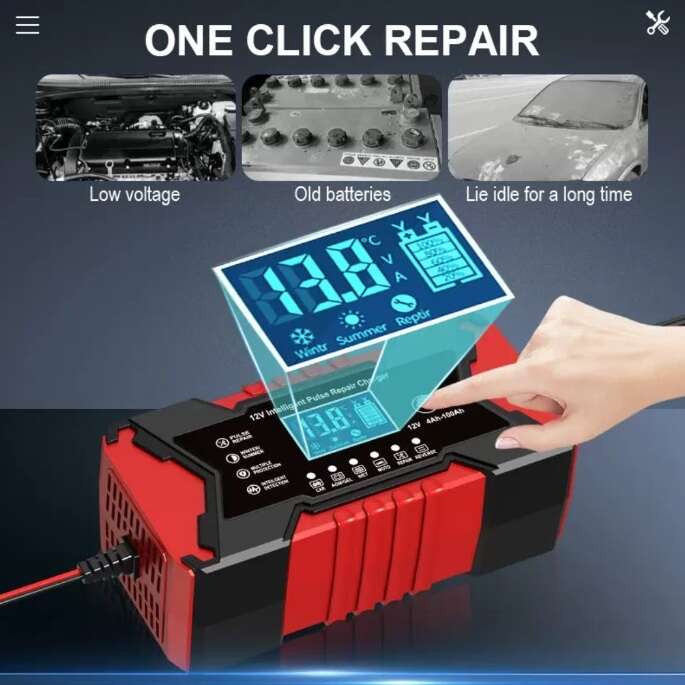 شارژر باتری هوشمند 12 ولت 6 آمپر مدل XMT12V6A (Pulse Repair) - تصویر 2